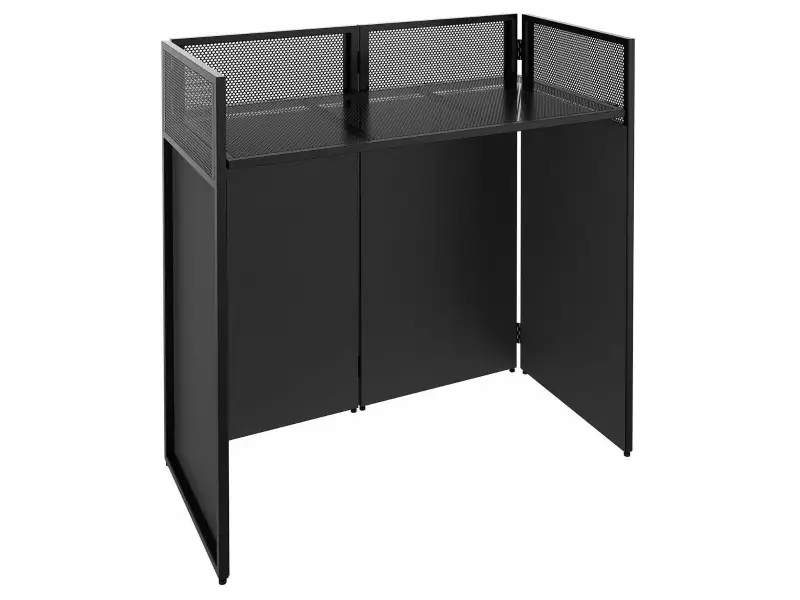 Vonyx DB4 Pro DJ Booth – Zwart