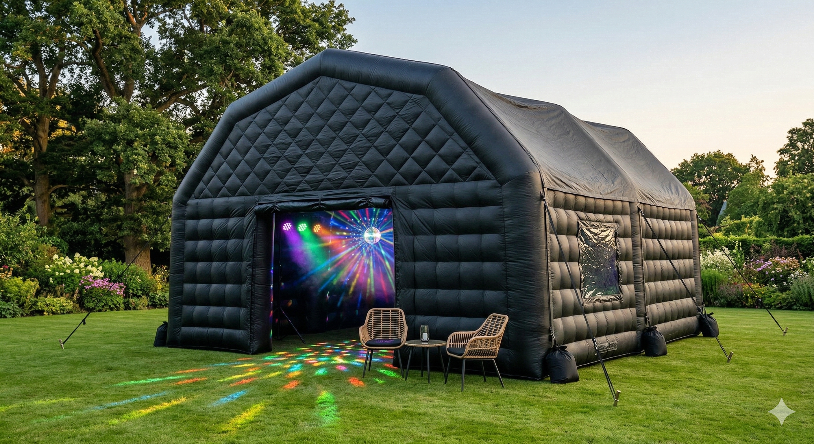 VEVOR Opblaasbare Feesttent 9x6x4m